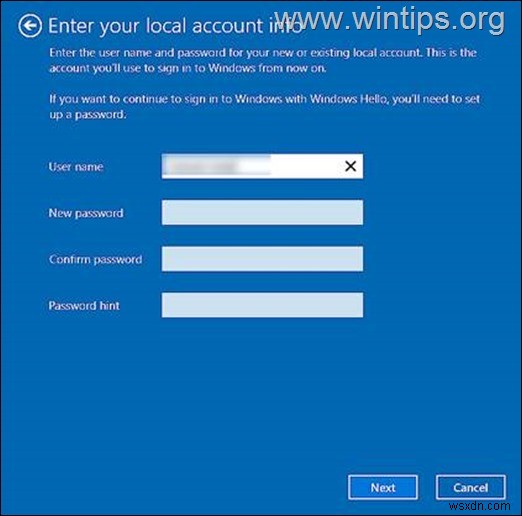 Windows 10에서 Microsoft 계정을 로컬 계정으로 전환하는 방법