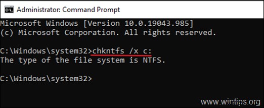 Windows 시작 시 CHKDSK 자동 디스크 검사 비활성화하는 방법