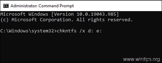 Windows 시작 시 CHKDSK 자동 디스크 검사 비활성화하는 방법