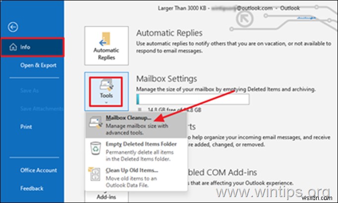 Outlook 사서함이 가득 찼습니다 오류 해결법 – 메일 송수신 불가 문제 완벽 정리