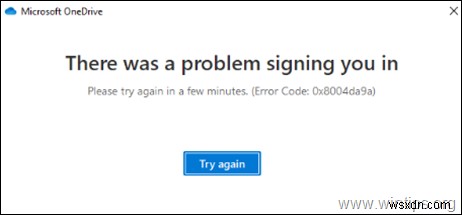 OneDrive 오류 코드 0x8004da9a 로그인 문제 완벽 해결 가이드