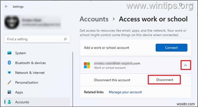 [해결 방법] Windows 10/11에서  제거  버튼이 없어 Microsoft 계정을 삭제할 수 없을 때