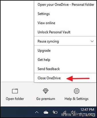 Windows 10에서 OneDrive 재설정 및 재설치하는 방법 (동기화 오류 해결)