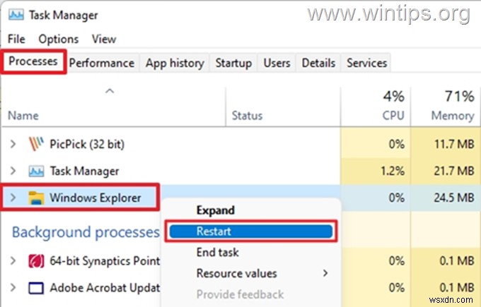 Windows 10/11 시작 메뉴가 작동하지 않을 때 해결하는 7가지 방법