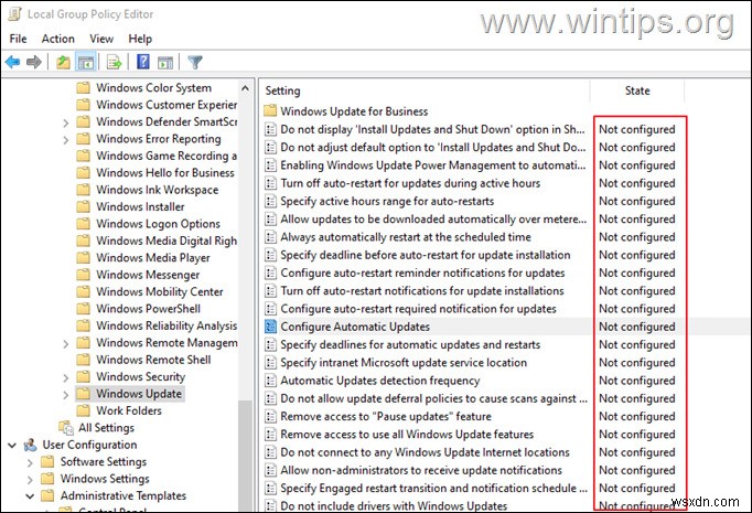 [해결] Windows 업데이트  일부 설정은 조직에서 관리합니다  오류 수정 방법