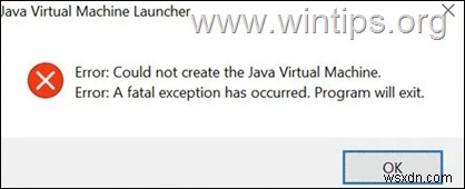 [해결 방법] Windows 10/11에서  Java 가상 머신을 생성할 수 없습니다  오류 수정하기