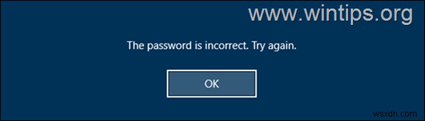 Windows 10 PIN 또는 비밀번호가 맞는데도 틀렸다고 나올 때 해결 방법 총정리