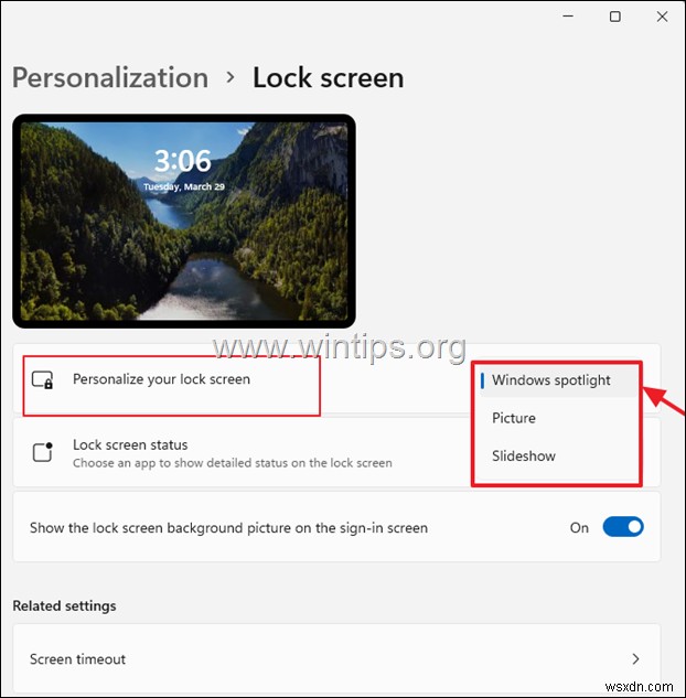 Windows 11 잠금 화면 배경 변경 방법 – 사진부터 슬라이드 쇼까지