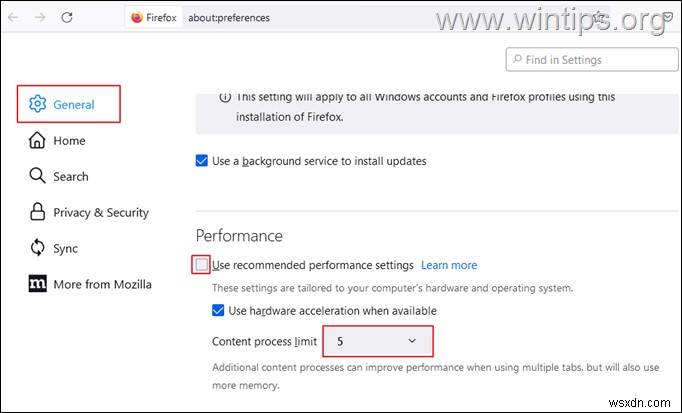 Windows 10/11에서 Firefox CPU 사용량이 높을 때 해결하는 10가지 방법