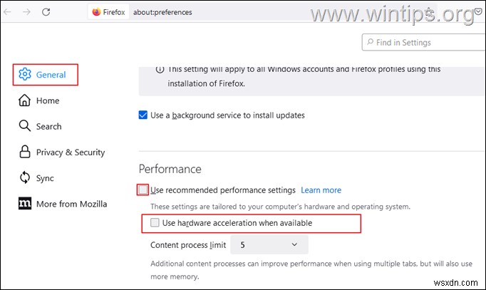 Windows 10/11에서 Firefox CPU 사용량이 높을 때 해결하는 10가지 방법