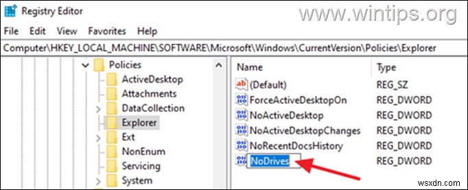 Windows 10에서 로컬 드라이브를 숨기는 4가지 방법