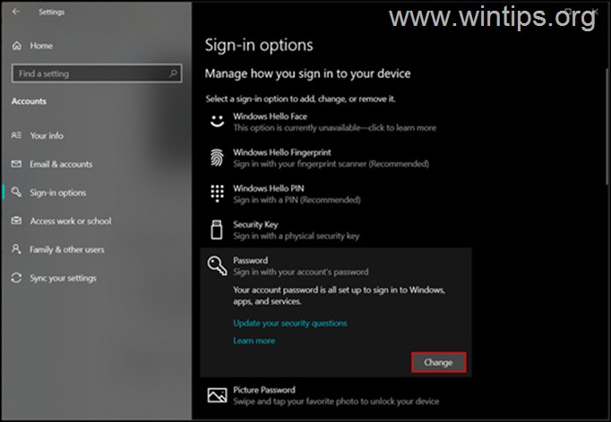 Windows 10/11에서 암호를 변경하는 모든 방법 총정리
