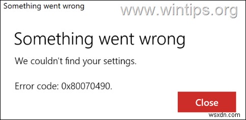 Windows 메일 앱 오류 0x80070490 설정을 찾을 수 없음 완벽 해결 가이드