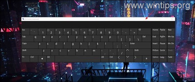 Windows 10 화상 키보드 켜기/끄기 및 완전히 비활성화하는 방법