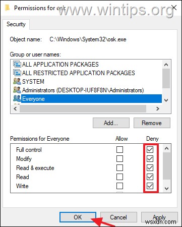 Windows 10 화상 키보드 켜기/끄기 및 완전히 비활성화하는 방법