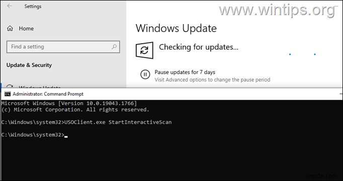 Windows 10/11에서 명령 프롬프트·PowerShell로 Windows 업데이트 실행하는 방법