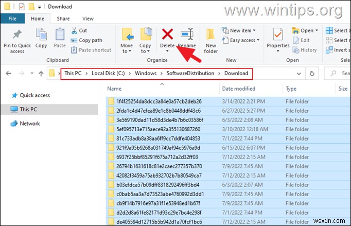 Windows 10/11에서 시스템 캐시 및 임시 파일을 삭제하는 방법