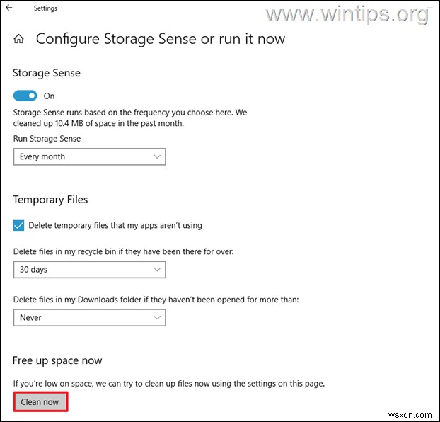 Windows 10/11에서 시스템 캐시 및 임시 파일을 삭제하는 방법