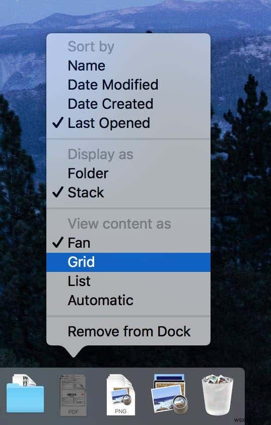 macOS 독(Dock)에서 최근 항목에 빠르게 접근하는 방법