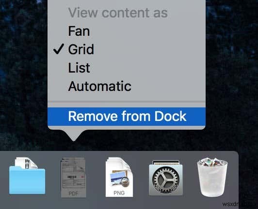 macOS 독(Dock)에서 최근 항목에 빠르게 접근하는 방법