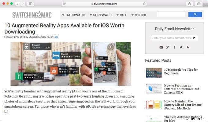 iPhone/iPad 사파리(Safari) 웹페이지를 홈 화면에 바로가기로 추가하는 방법