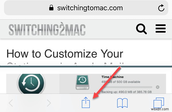 iPhone/iPad 사파리(Safari) 웹페이지를 홈 화면에 바로가기로 추가하는 방법
