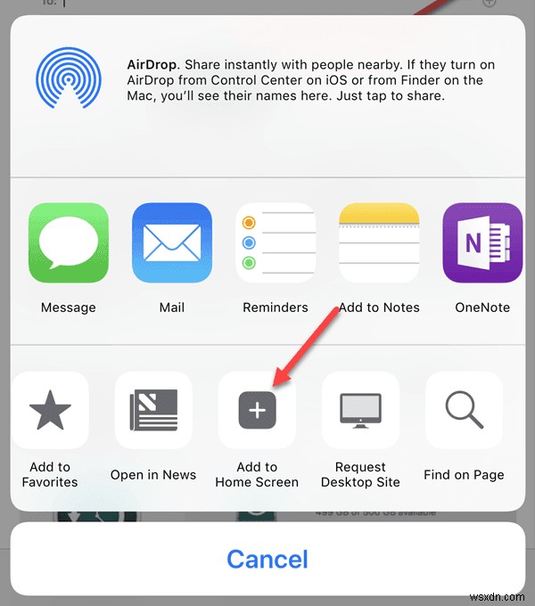 iPhone/iPad 사파리(Safari) 웹페이지를 홈 화면에 바로가기로 추가하는 방법