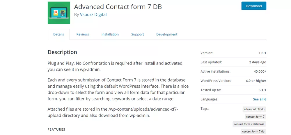 WordPress 인기 플러그인  Advanced Contact Form 7 DB 에서 치명적인 SQL 인젝션 취약점 발견