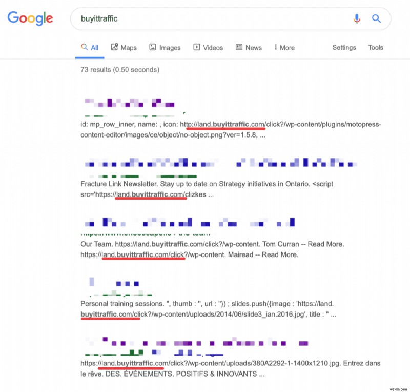 워드프레스 사이트가 buyittraffic.com, cuttraffic.com, puttraffic.com으로 리디렉션되나요? 원인과 해결 방법 총정리