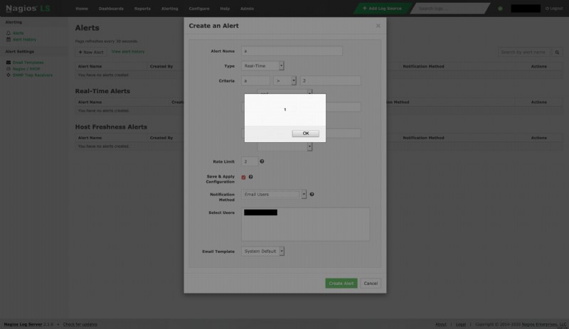 Nagios Log Server 저장형 XSS 취약점 발견(CVE-2020-16157) — 지금 바로 업데이트하세요