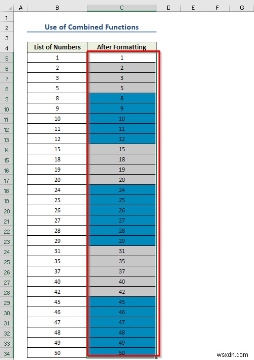 VBA 없이 엑셀 수식으로 FOR 루프 만드는 방법(예제 3가지)