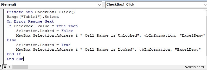 Excel VBA로 셀 잠금 및 잠금 해제하기: 초보자도 따라 하는 6가지 실전 예제