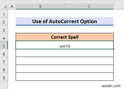Excel 활성 워크시트에서 맞춤법 검사하는 3가지 쉬운 방법
