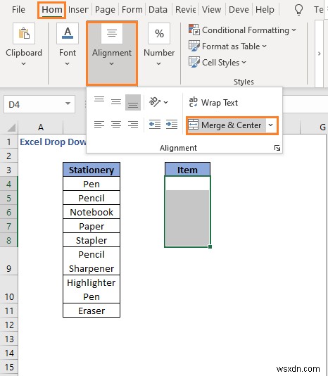 Excel 드롭다운 목록에서 여러 항목 선택하는 방법 3가지