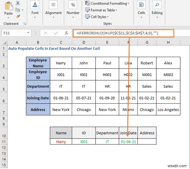 엑셀에서 다른 셀 값 기준으로 셀 자동 채우기: VLOOKUP·INDEX-MATCH·HLOOKUP 완벽 가이드
