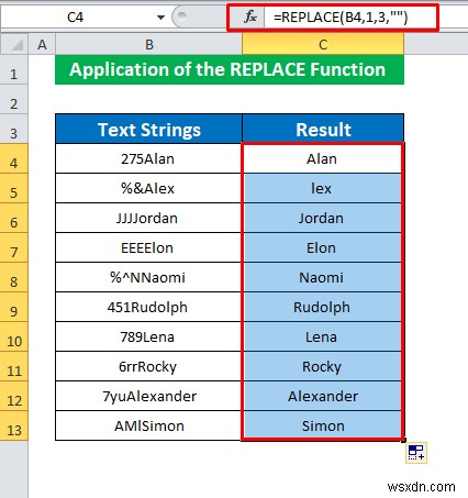 엑셀에서 앞의 3글자 제거하는 방법 4가지 (RIGHT·REPLACE·MID·VBA)