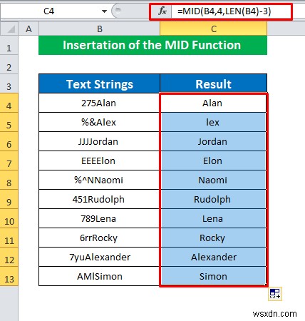 엑셀에서 앞의 3글자 제거하는 방법 4가지 (RIGHT·REPLACE·MID·VBA)