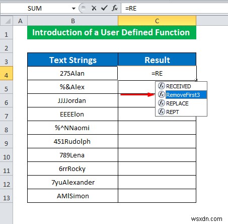 엑셀에서 앞의 3글자 제거하는 방법 4가지 (RIGHT·REPLACE·MID·VBA)