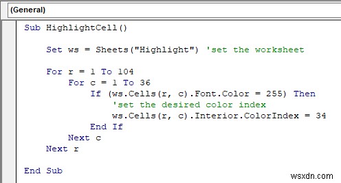 Excel VBA로 글꼴 색상이 빨간색인지 확인하고 결과 반환하는 6가지 방법