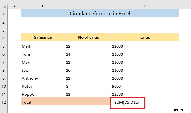 Excel 순환 참조(Circular Reference)란? 종류부터 확인·해결 방법까지 완벽 정리
