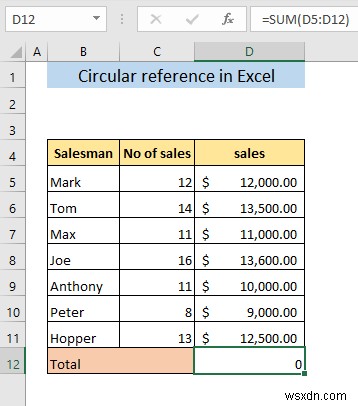 Excel 순환 참조(Circular Reference)란? 종류부터 확인·해결 방법까지 완벽 정리