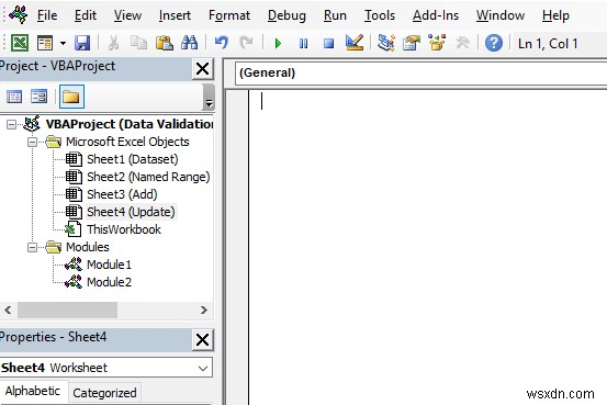 Excel VBA로 데이터 유효성 검사 목록에 이름 정의 범위(이름 있는 범위) 활용하는 4가지 방법