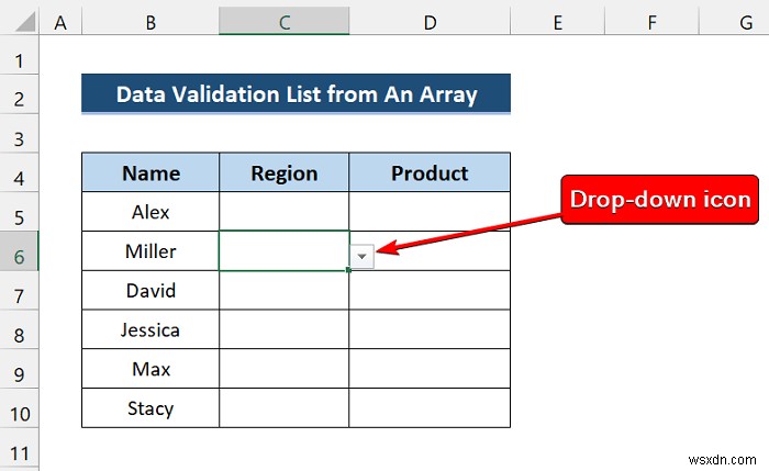 Excel VBA 배열을 활용한 데이터 유효성 검사 드롭다운 목록 만들기 (단계별 가이드)