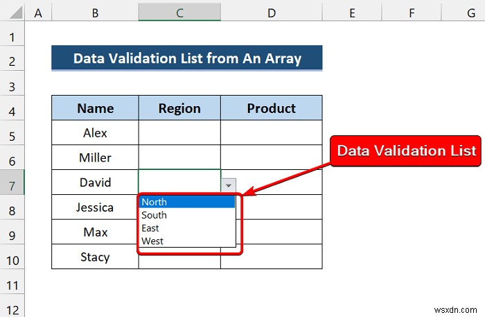 Excel VBA 배열을 활용한 데이터 유효성 검사 드롭다운 목록 만들기 (단계별 가이드)