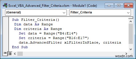 엑셀 VBA 고급 필터(Advanced Filter) 활용법: 조건 지정 예제 6가지