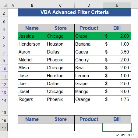 엑셀 VBA 고급 필터(Advanced Filter) 활용법: 조건 지정 예제 6가지