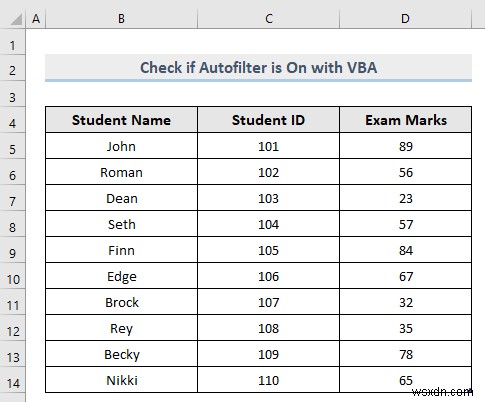 Excel VBA로 자동 필터(AutoFilter) 켜짐 여부 확인하는 4가지 쉬운 방법