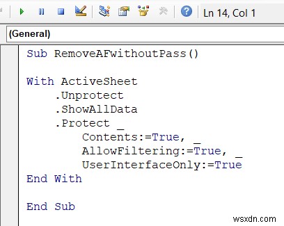 Excel VBA로 자동 필터(AutoFilter)가 있을 경우 제거하는 방법 (예제 7가지)