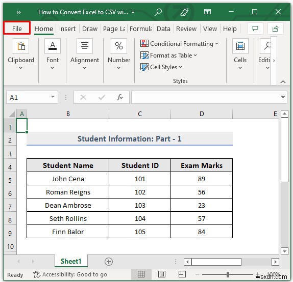 Excel 파일을 열지 않고 CSV로 변환하는 4가지 쉬운 방법