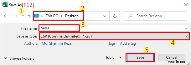 Excel을 쉼표 구분 CSV 파일로 변환하는 2가지 쉬운 방법